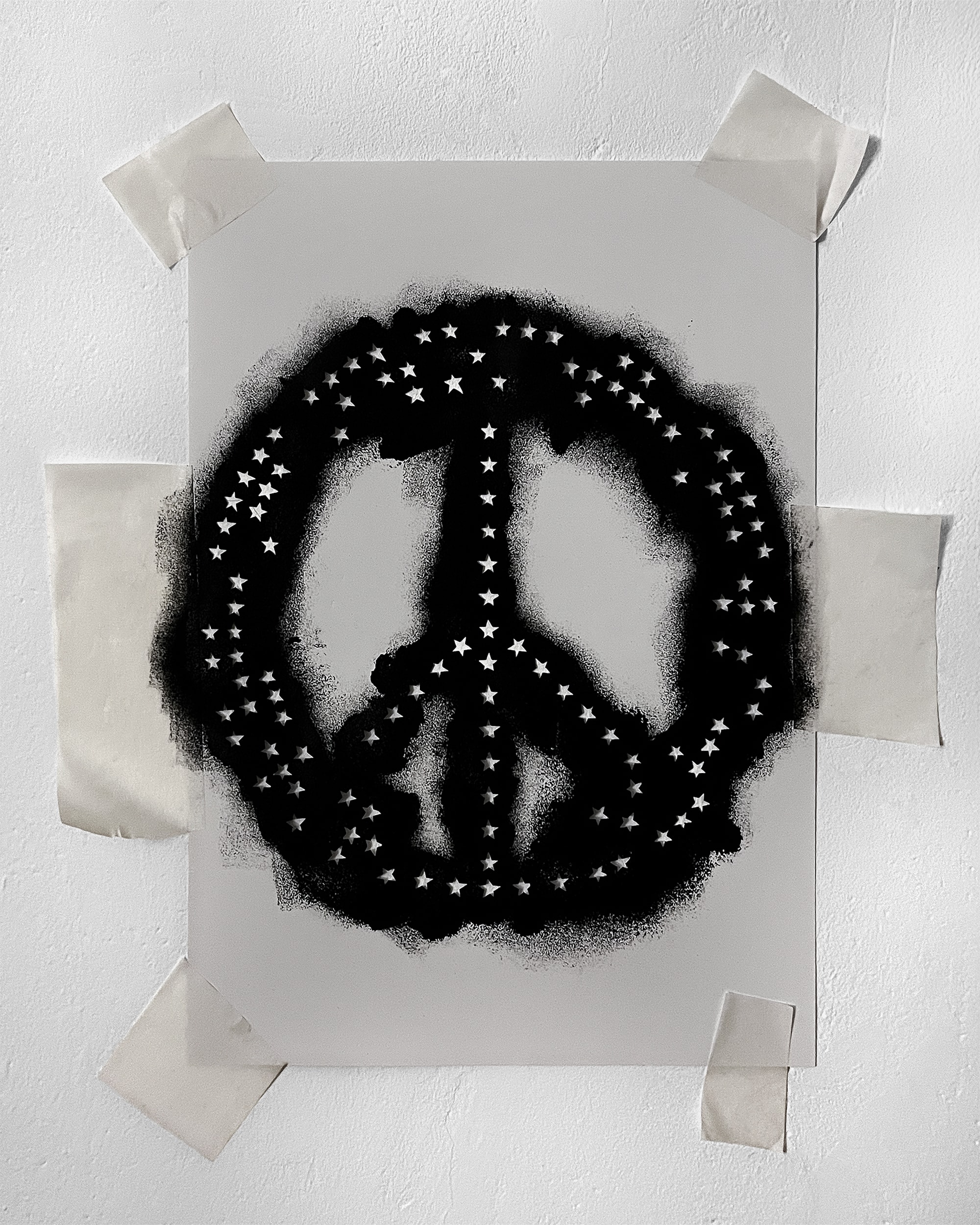 Peace T-shirt process 2